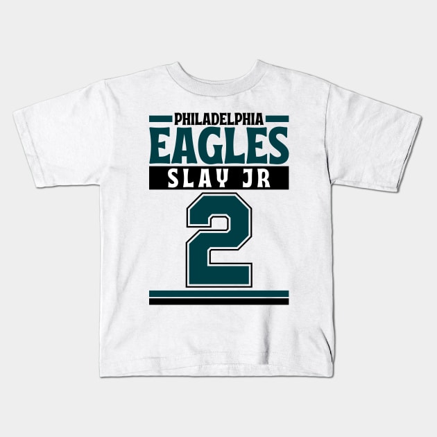 Philadelphia Eagles Slay Jr 2 American Football Edition 3 Kids T-Shirt by Astronaut.co